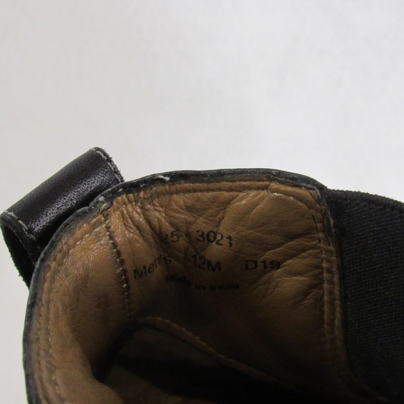 JOHNSTON MURPHY BLACK LEATHER CHELSEA BOOTS Mens 12 M main image 8